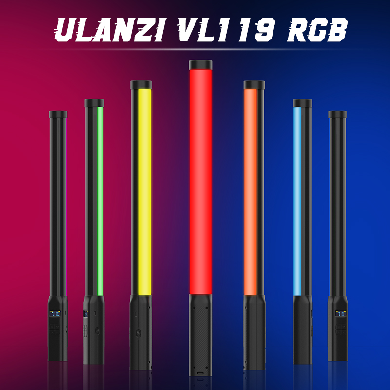 Photography Lighting Handheld - Ulanzi VL119 portátil RGB colorido vara