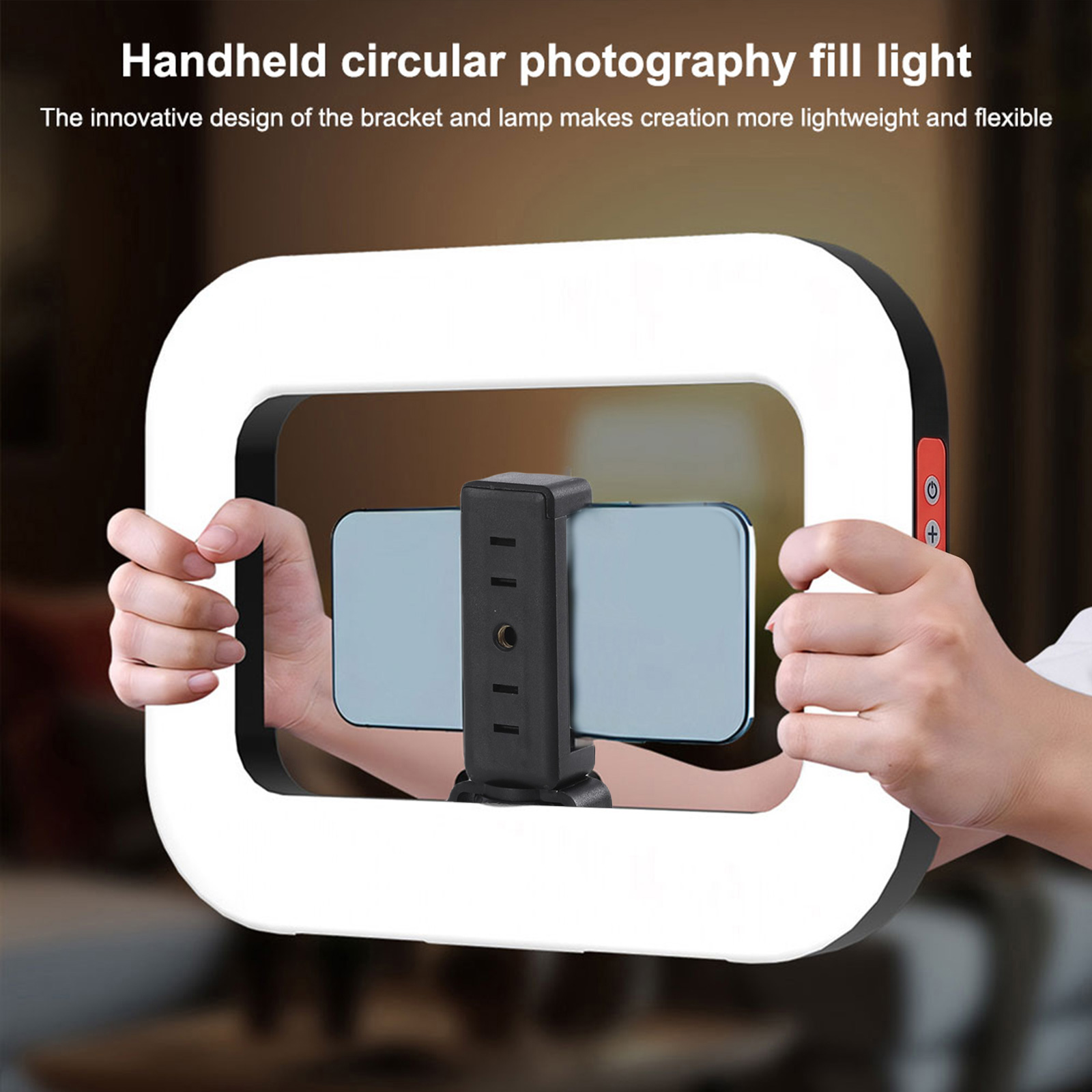 Luz de selfie portátil, multif - Photography Lighting Handheld avaliação e preço